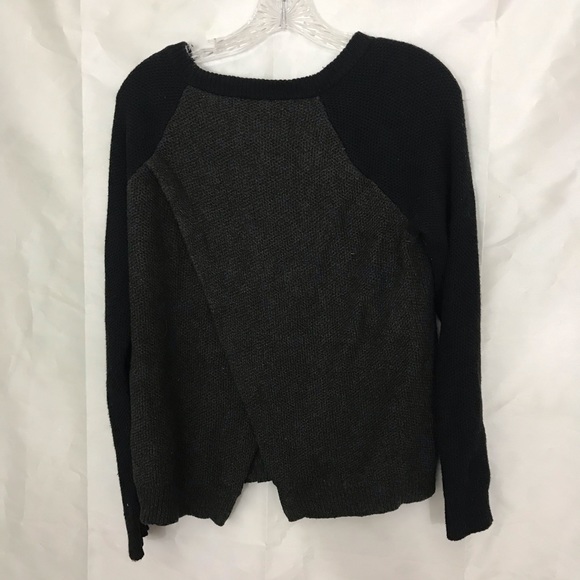 Madewell Sz Sm Cross-Back Sweater in Colorblock - Picture 3 of 4